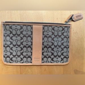 Like new Coach makeup bag. 5x8inches